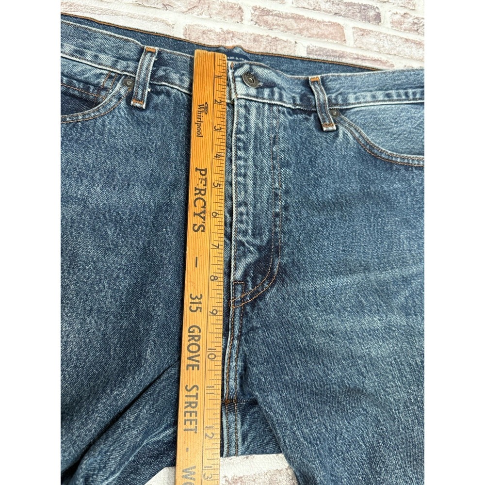 Levis‎ Jeans 511 Mens 36x32 Blue Slim Made and Crafted Big E Whiskers Premium - Picture 14 of 14